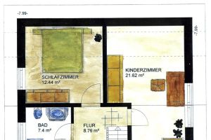 Wohnhaus - 94m² - Dachgeschoss